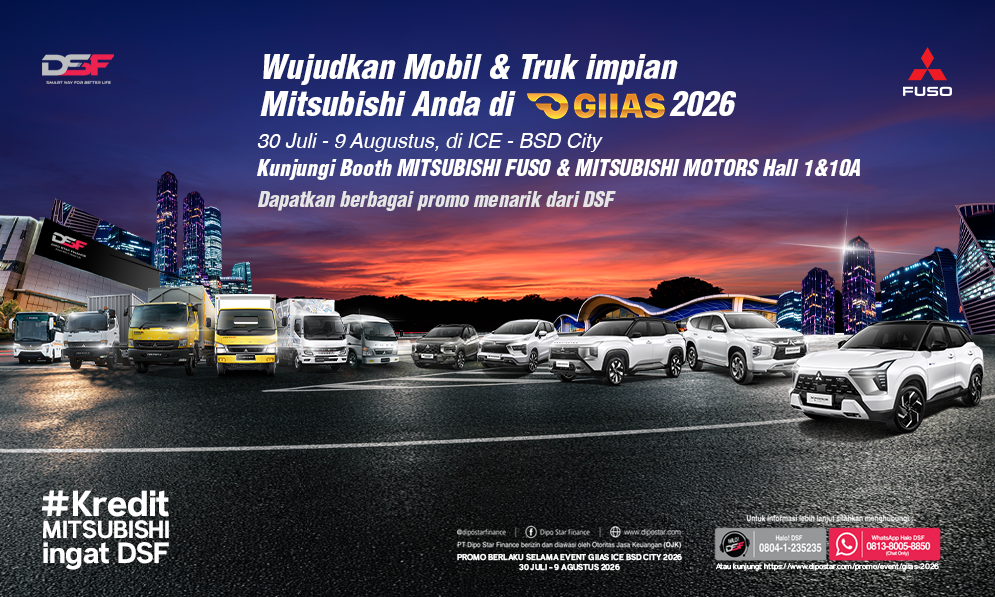 GIIAS Jakarta 2026 Jadi Momen Tepat Memiliki Mitsubishi Impian Bersama DSF