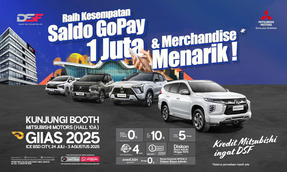Kunjungi Booth DSF Selama GIIAS 2025 dan Dapatkan GoPay Senilai Rp1 Juta!