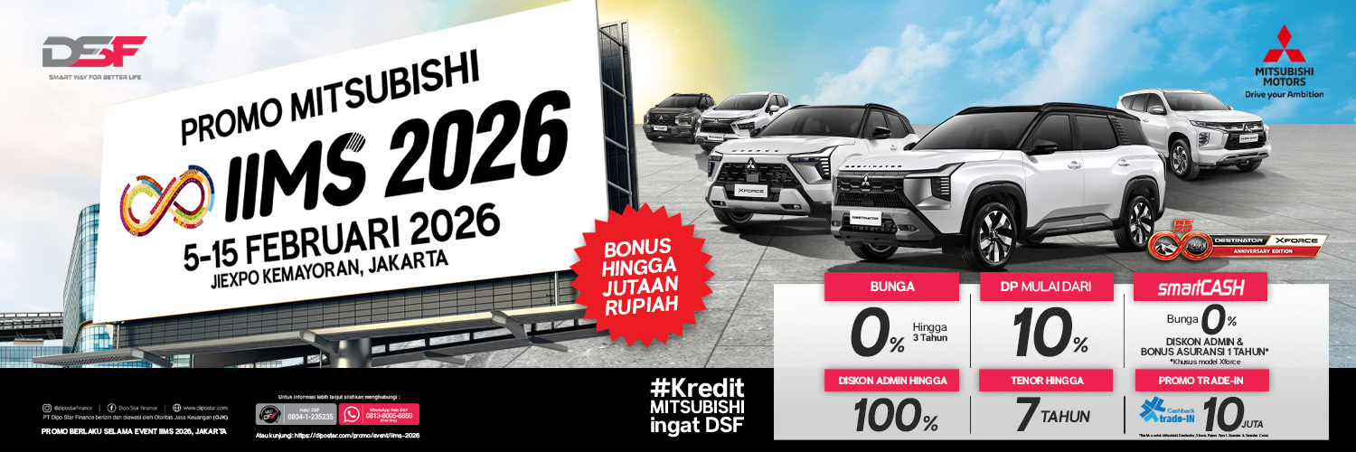 Promo Kredit Mitsubishi di IIMS 2026