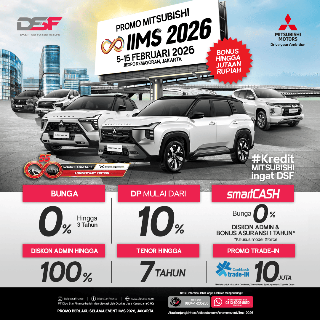 Promo Kredit Mitsubishi di IIMS 2026