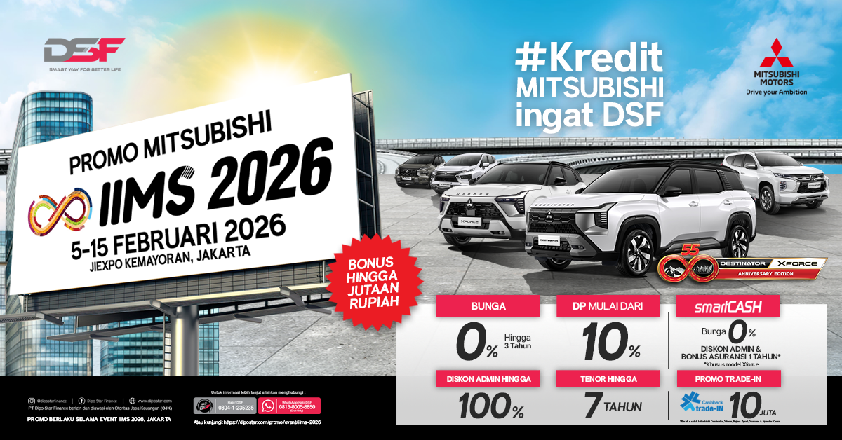 Promo Kredit Mitsubishi di IIMS 2026
