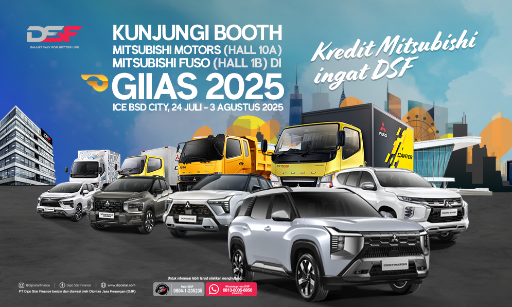 DSF Hadir di GIIAS 2025: Layanan Pembiayaan Lebih Inovatif dan Peluncuran Mitsubishi Destinator Terbaru